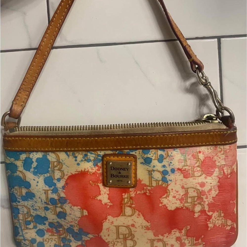 Dooney & Bourke Splatter Collection wristlet